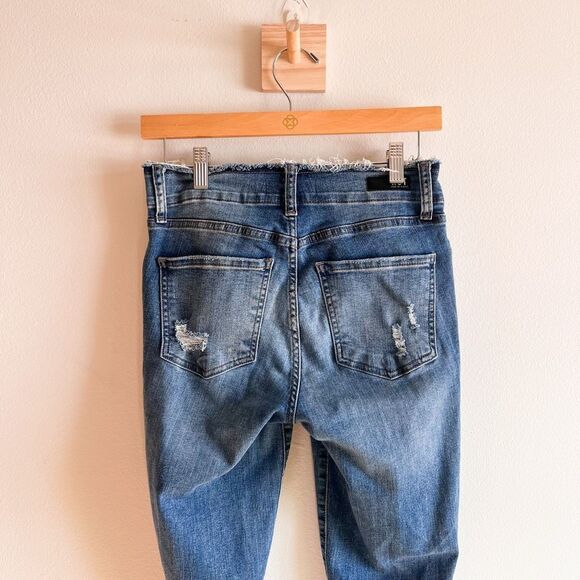 Kut From the Kloth Button Fly High Rise Mia Fab Toothpick Skinny Jeans Size 6 - Picture 3 of 5